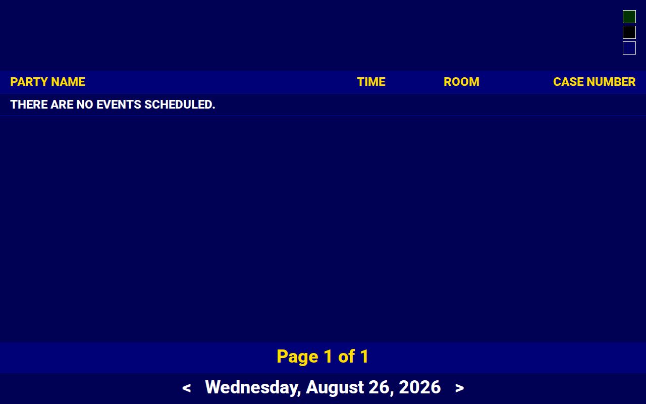 Houghton County court schedule MiCOURT public calendar interface